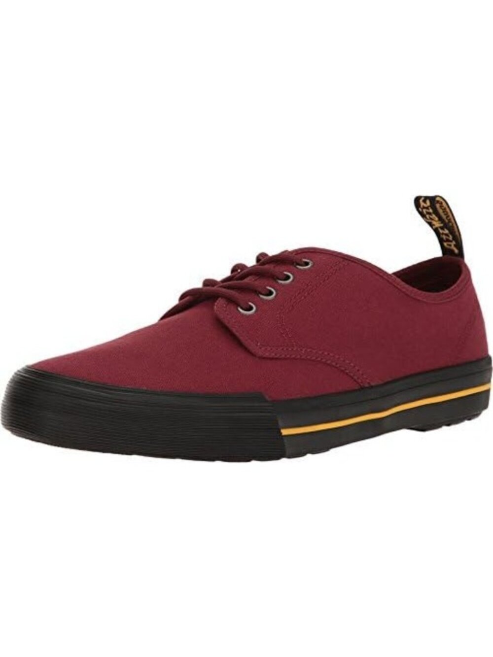 Dr Martens Unisex Pressler Canvas Shoes~Size 9M/10L~Cherry Red Low Profile L1906